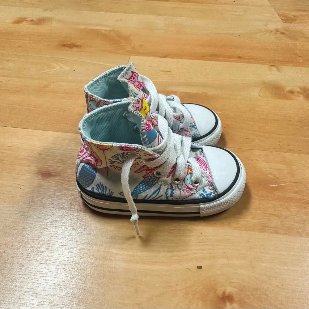 Converse Chuck Taylor All Star Ocean Graphic High Top Sneakers Size Toddler 5